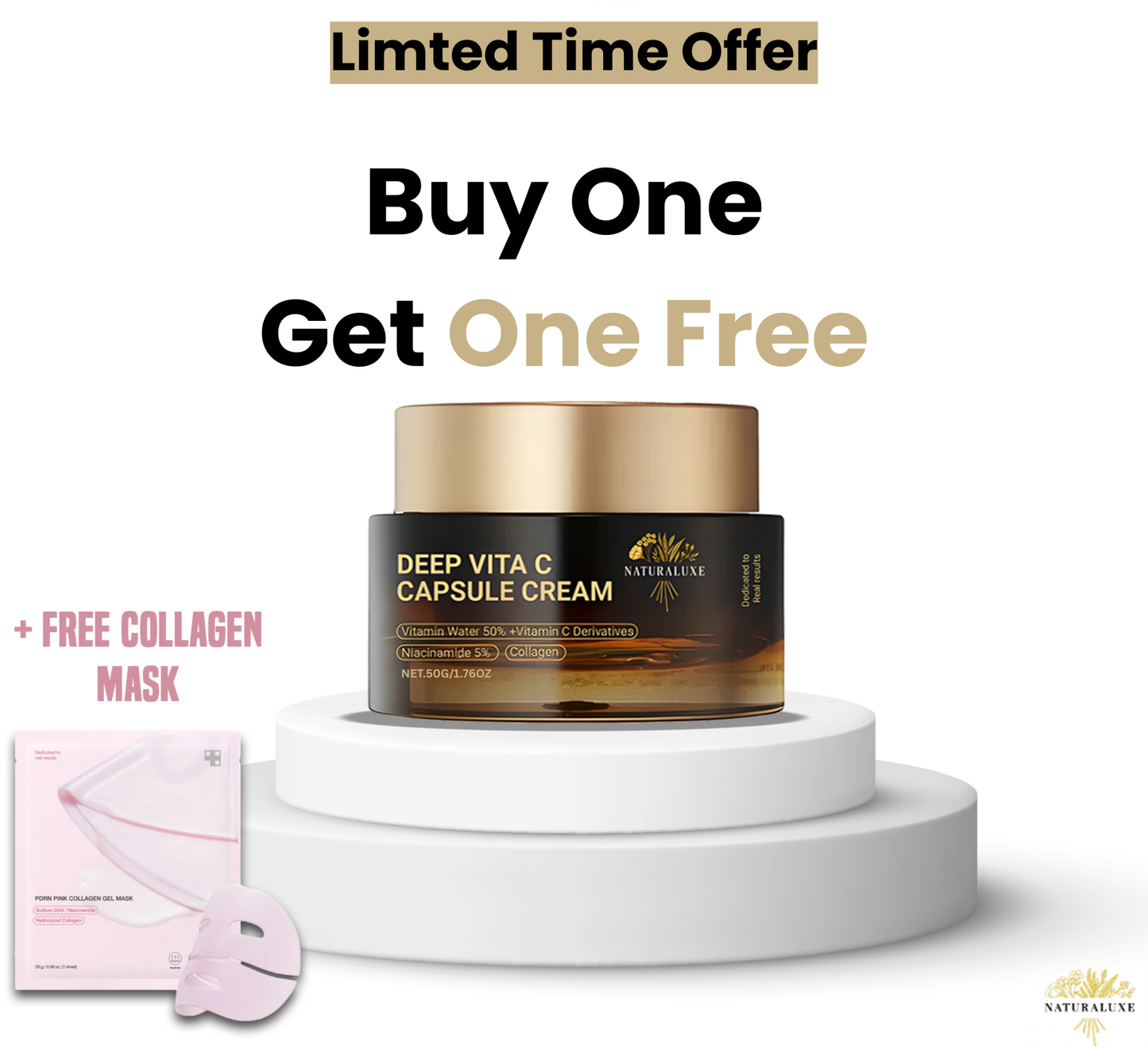 Naturaluxe™- Gel With Vitamin C Capsule Cream