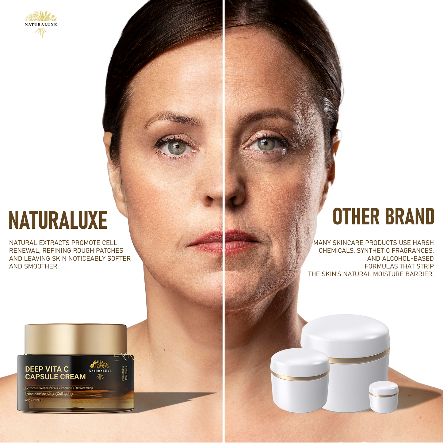 Naturaluxe™- Gel With Vitamin C Capsule Cream